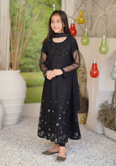 Ochre Clothing Net Hand Work Top + Dupatta