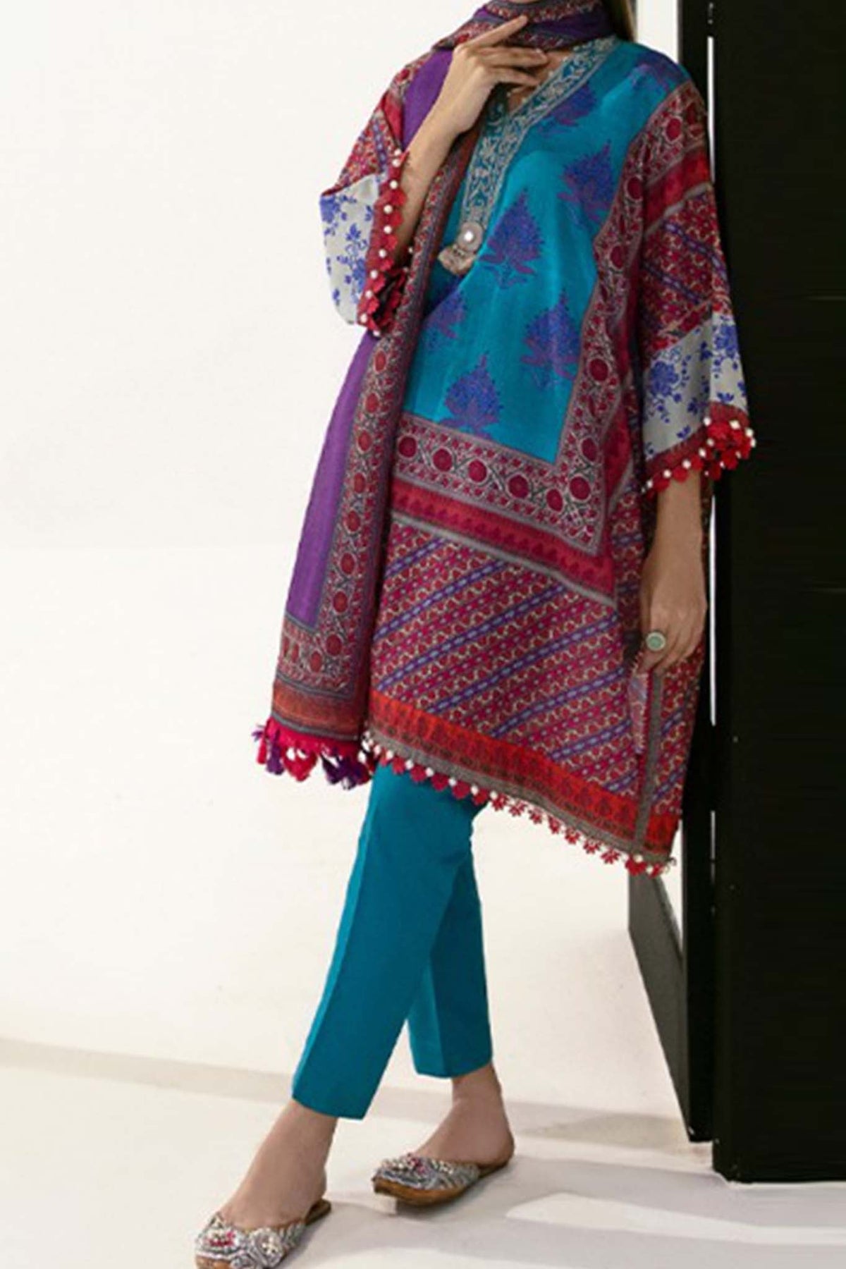 Mahay by Sana Safinaz Unstitched 3 Piece Summer Lawn Collection'2023-SSM-12-B