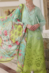 Noor By Saadia Asad Unstitched 3 Piece Luxury Chikankari Lawn'2024-D-05-A
