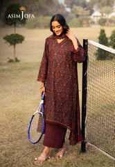 Asim Jofa Prints Unstitched Drop 2 Ajubj-28 Printed Lawn 3 Pc