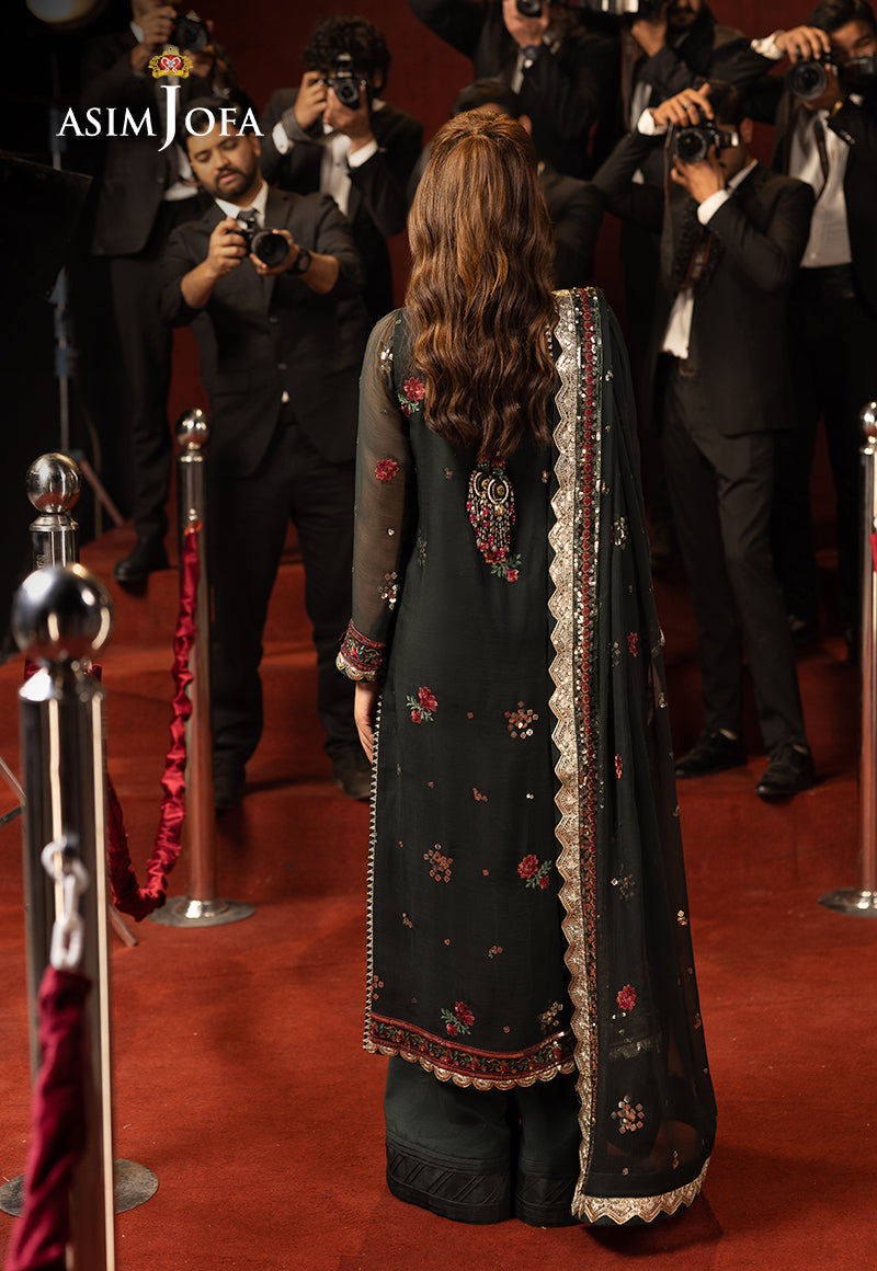 Asim Jofa Luxury Festive Drop 3 Ajllf-17 Embroidered Chiffon 3 Pcs