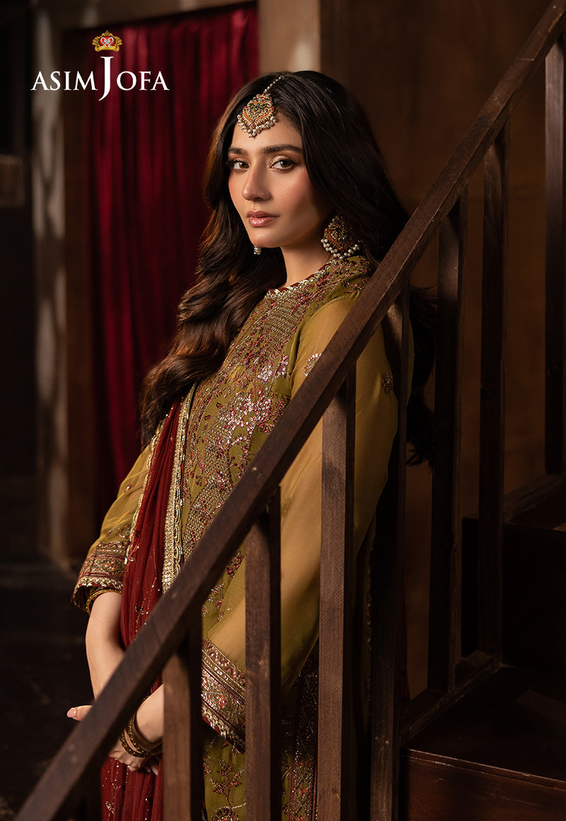 Festive Opulence By Asim Jofa Unstitched 3 Piece Formals Collection'2025-AJFO-07