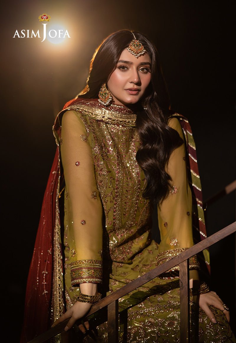 Festive Opulence By Asim Jofa Unstitched 3 Piece Formals Collection'2025-AJFO-07