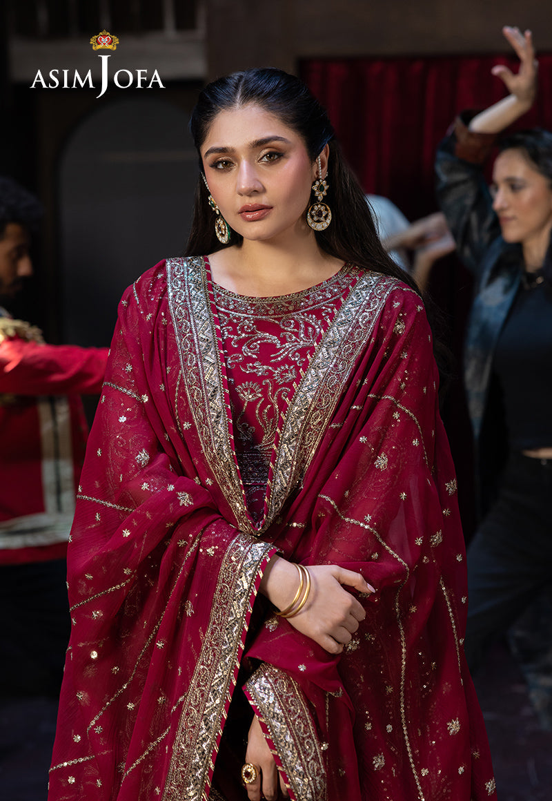 Festive Opulence By Asim Jofa Unstitched 3 Piece Formals Collection'2025-AJFO-13