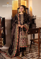 Asim Jofa Designers Limited Edition Ajkid-09 Embroidered Stitched 3 Pcs