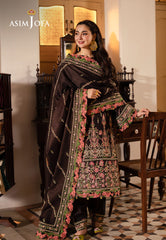 Asim Jofa Designers Limited Edition Ajkid-09 Embroidered Stitched 3 Pcs