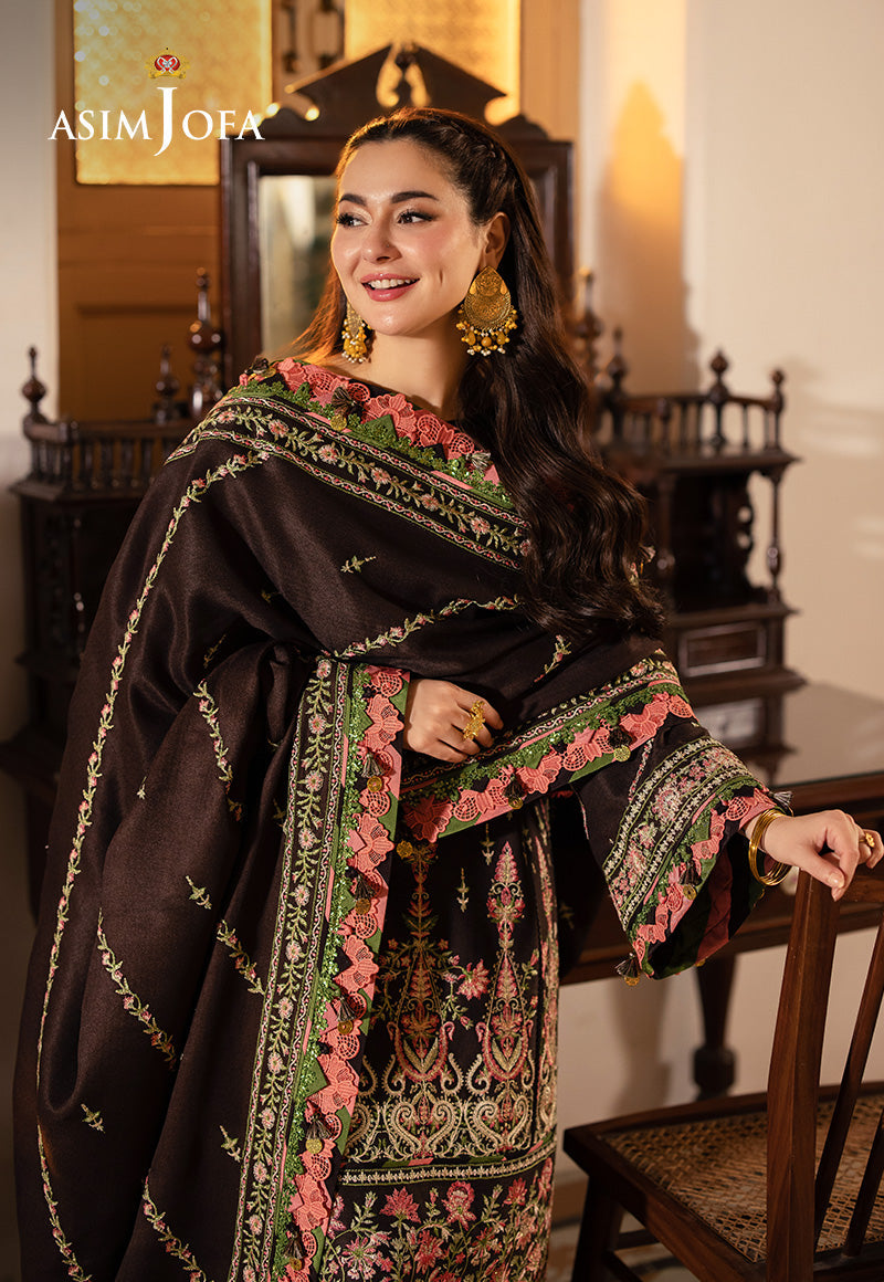 Asim Jofa Designers Limited Edition Ajkid-09 Embroidered Stitched 3 Pcs
