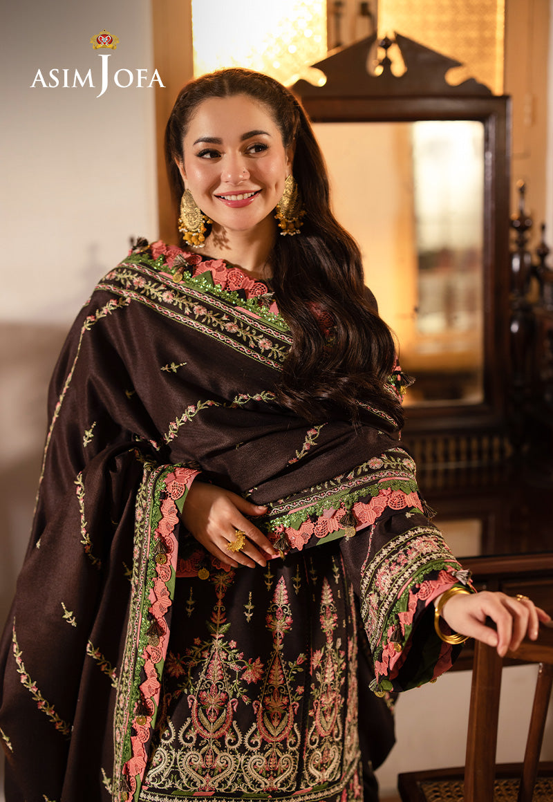 Asim Jofa Designers Limited Edition Ajkid-09 Embroidered Stitched 3 Pcs