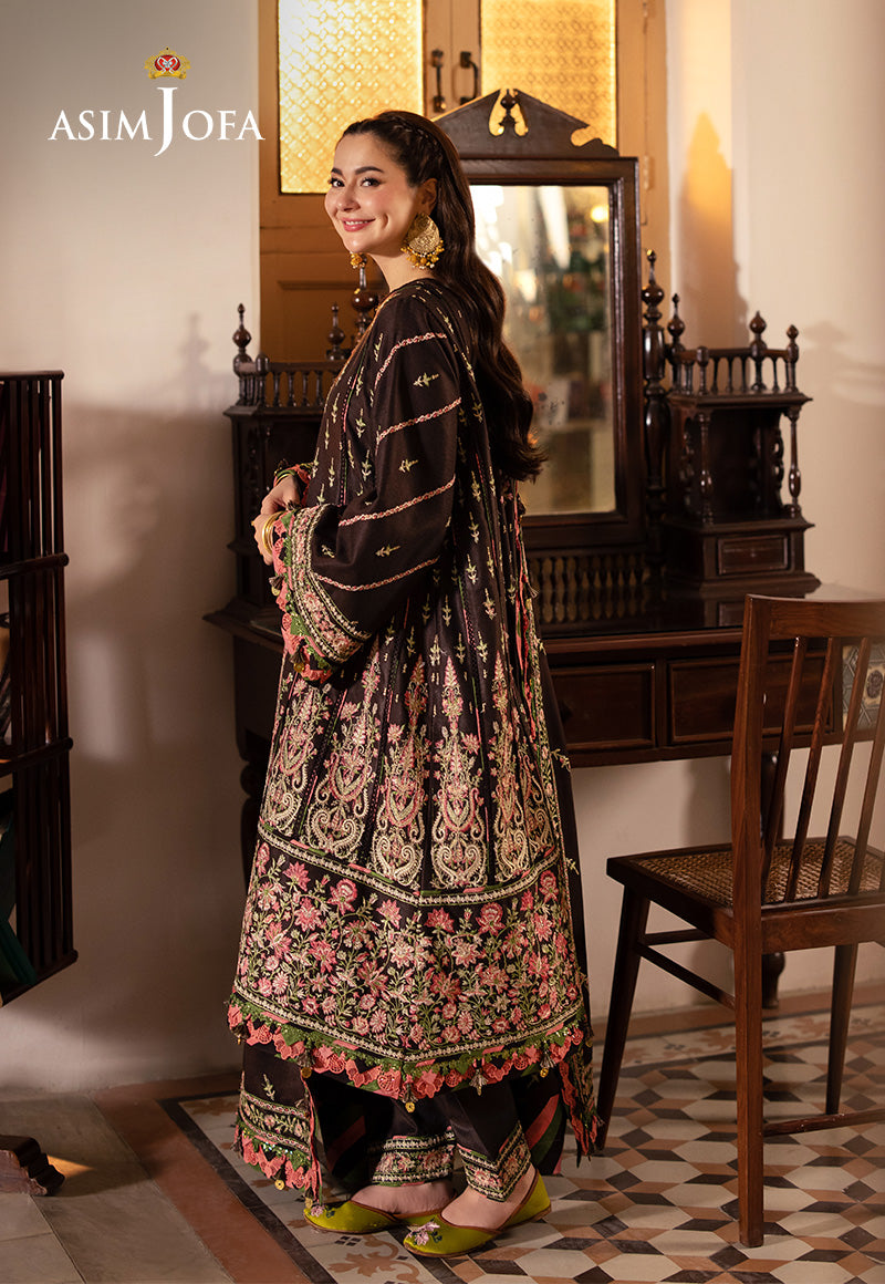 Asim Jofa Designers Limited Edition Ajkid-09 Embroidered Stitched 3 Pcs