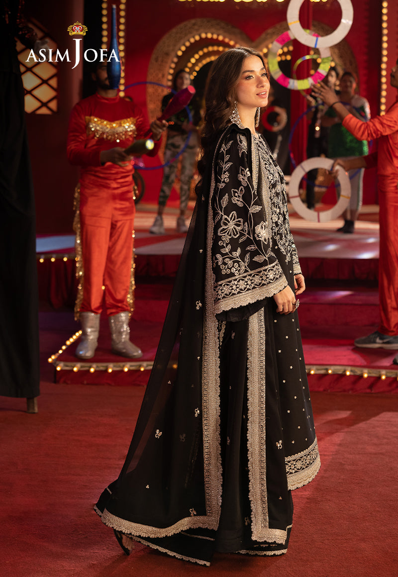 Asim Jofa Luxury Festive Drop 3 Ajllf-03 Embroidered Boski Silk 3 Pcs