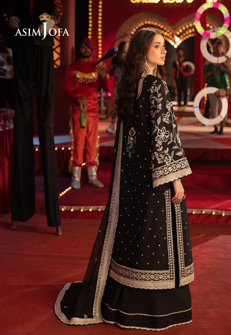 Asim Jofa Luxury Festive Drop 3 Ajllf-03 Embroidered Boski Silk 3 Pcs