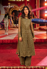 Asim Jofa Luxury Festive Drop 3 Ajllf-14 Embroidered Net 3 Pcs
