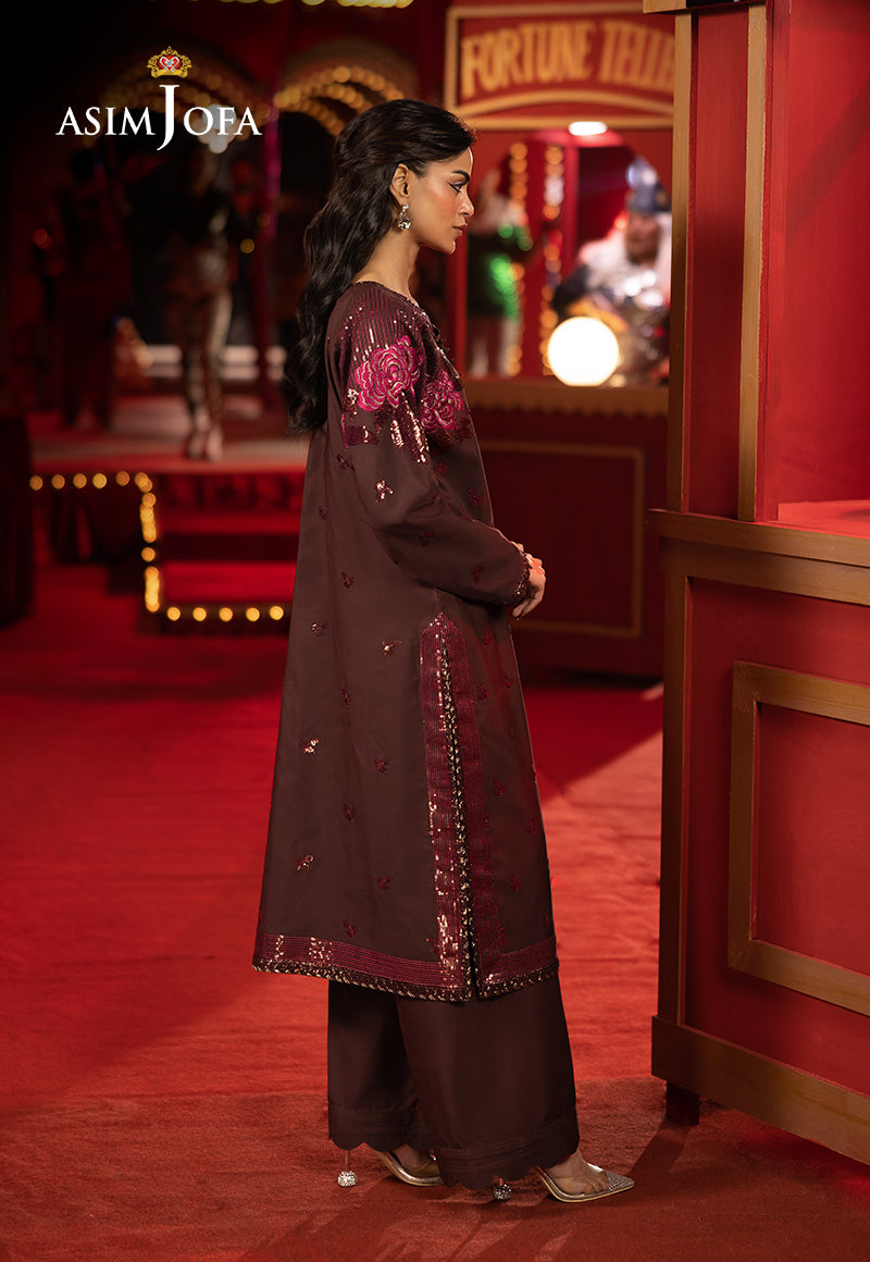Asim Jofa Luxury Festive Drop 3 Ajllf-10 Embroidered Silk 2 Pcs