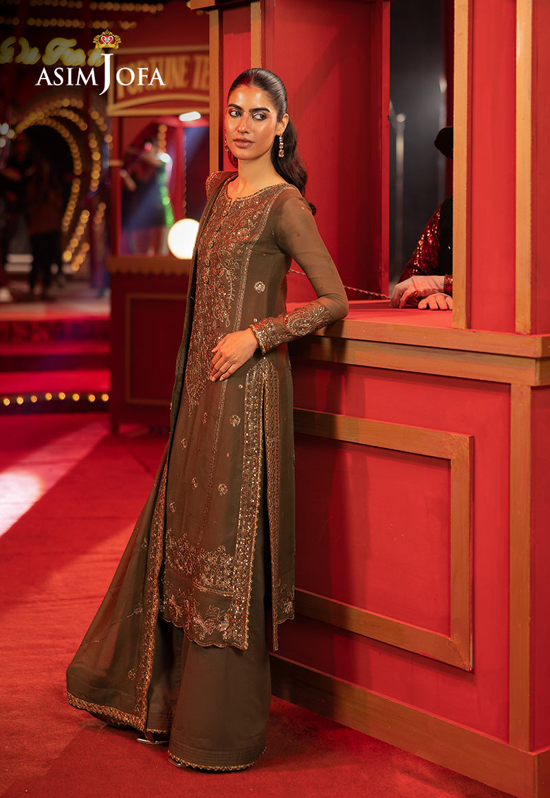 Asim Jofa Luxury Festive Drop 3 Ajllf-07 Embroidered Chiffon 3 Pcs