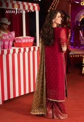 Asim Jofa LUXURY FESTIVE DROP 2 Ajlf-04 Embroidered Chiffon 3 Pcs