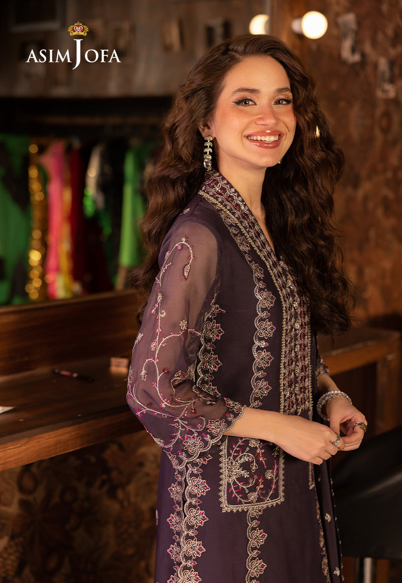 Asim Jofa Luxury Festive Drop 3 Ajllf-05 Embroidered Chiffon 3 Pcs