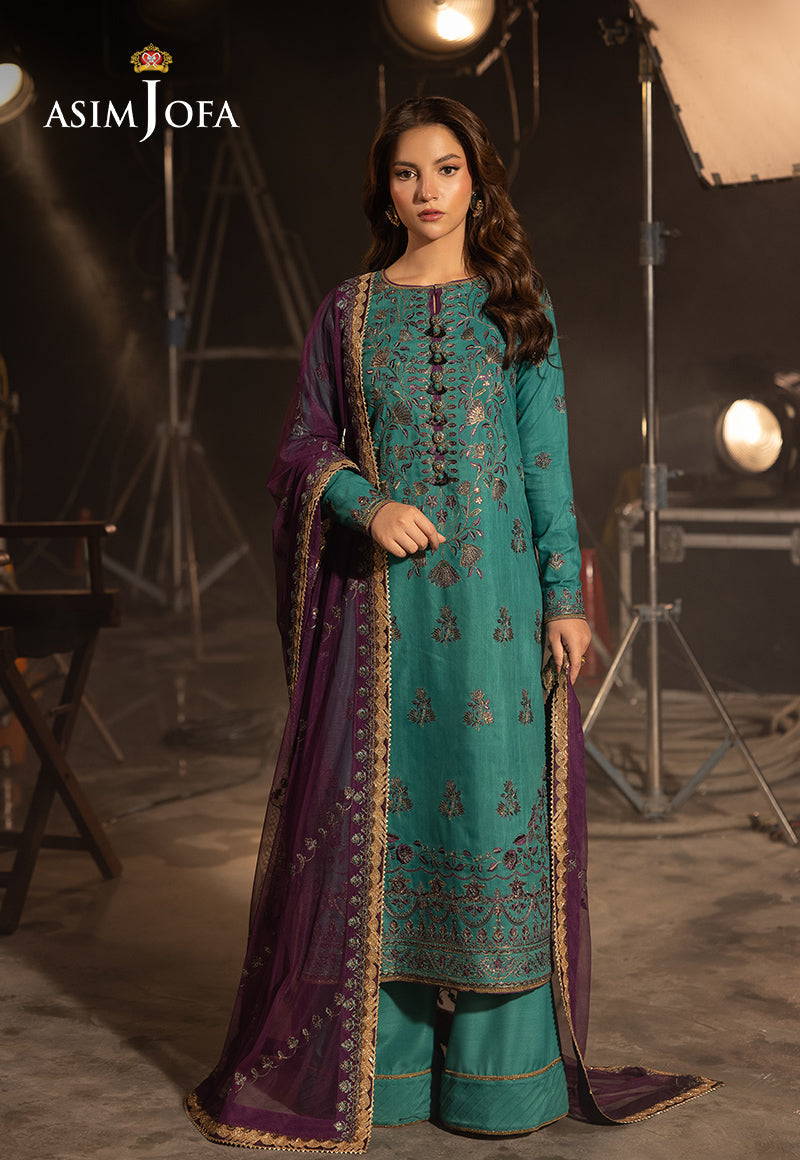 Festive Opulence By Asim Jofa Unstitched 3 Piece Formals Collection'2025-AJFO-08