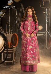 Asim Jofa Luxury Festive Drop 3 Ajllf-15 Embroidered Silk 3 Pcs