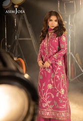Asim Jofa Luxury Festive Drop 3 Ajllf-15 Embroidered Silk 3 Pcs