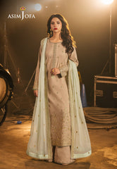 Asim Jofa LUXURY FESTIVE DROP 2 Ajlf-13 Embroidered Boski Silk 3 Pcs