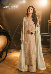 Asim Jofa LUXURY FESTIVE DROP 2 Ajlf-13 Embroidered Boski Silk 3 Pcs