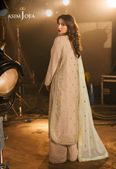 Asim Jofa LUXURY FESTIVE DROP 2 Ajlf-13 Embroidered Boski Silk 3 Pcs