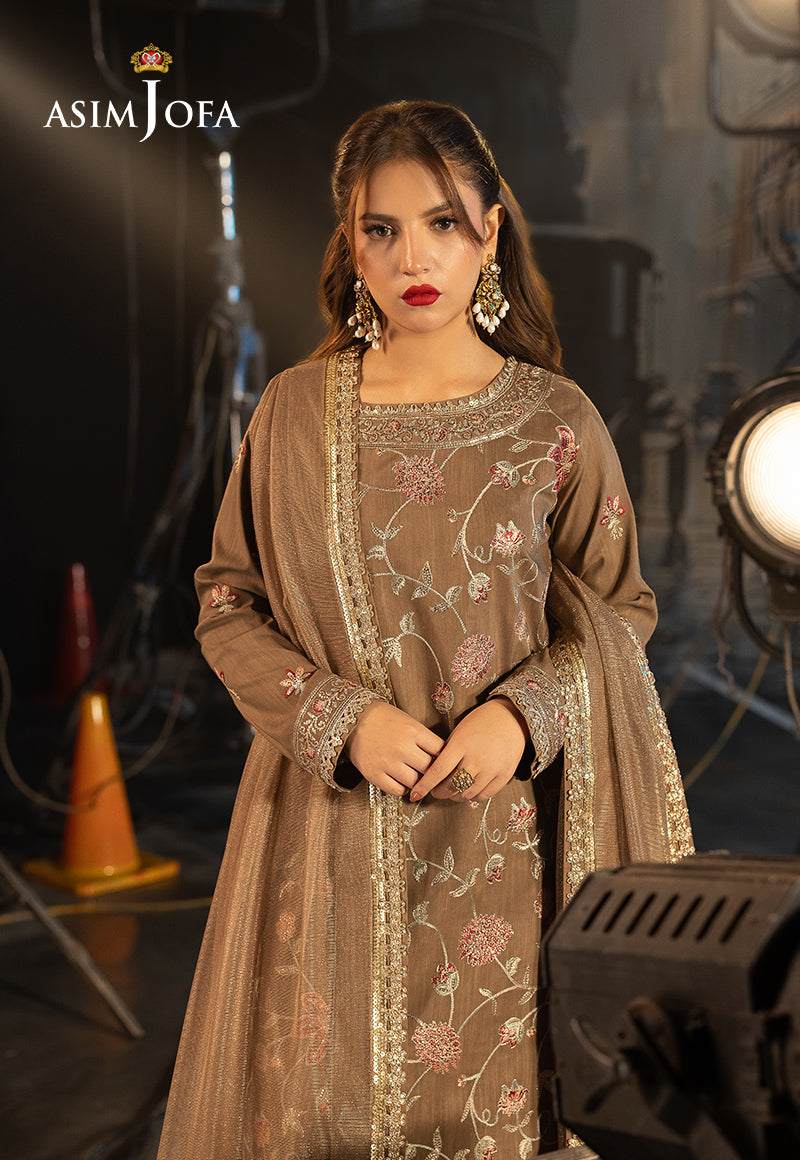 Festive Opulence By Asim Jofa Unstitched 3 Piece Formals Collection'2025-AJFO-12
