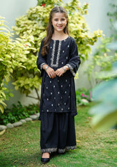Ochre Clothing Cotton Embroidered 3 Pc Suit