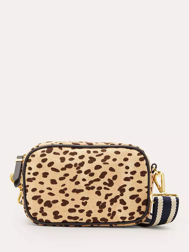 Fineur - Cheetah Canvas Crossbody Bags