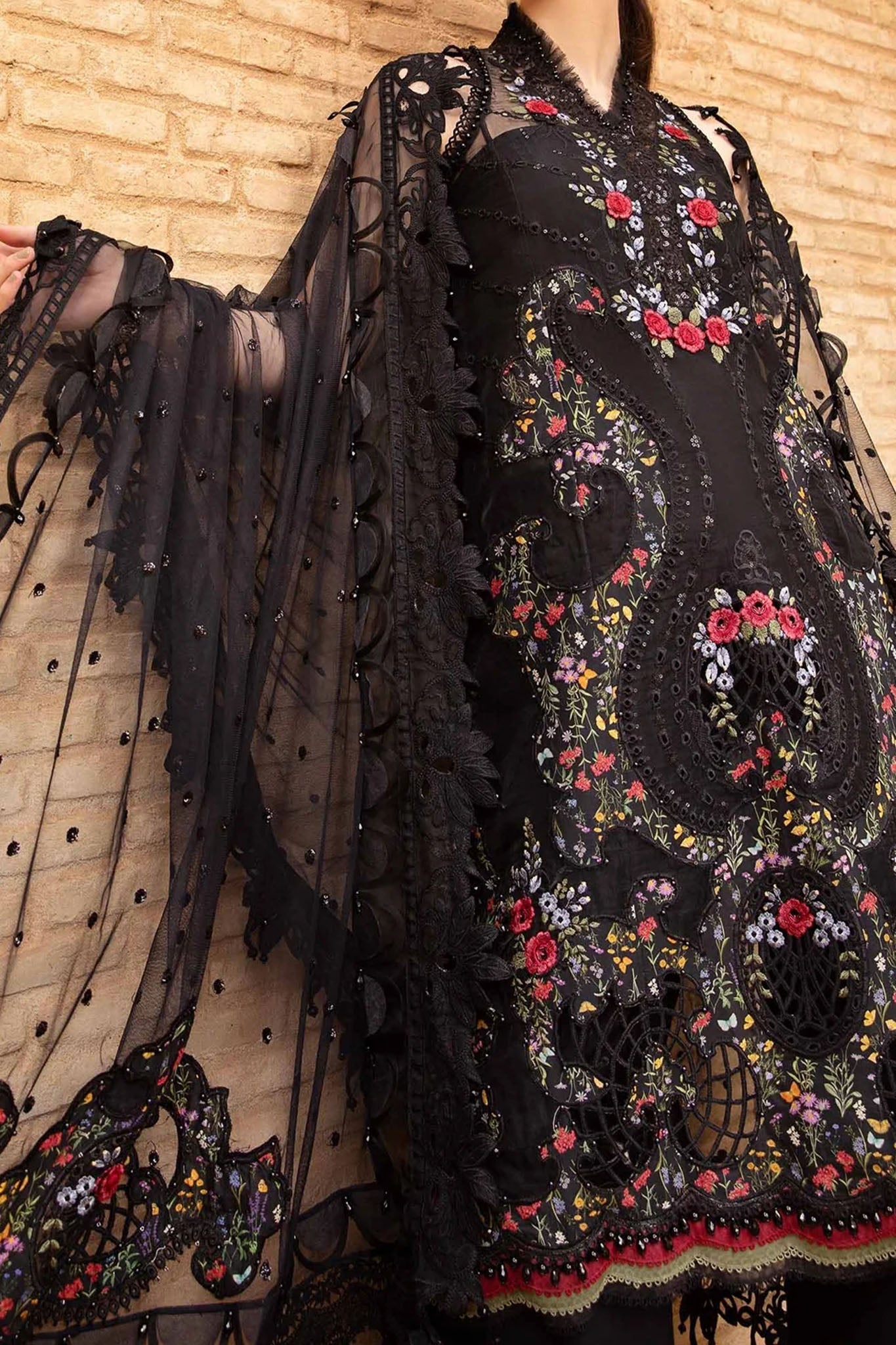 Voyage A Luxe by Maria B Unstitched 3 Piece Luxury Lawn Collection'2024-D-2405-B