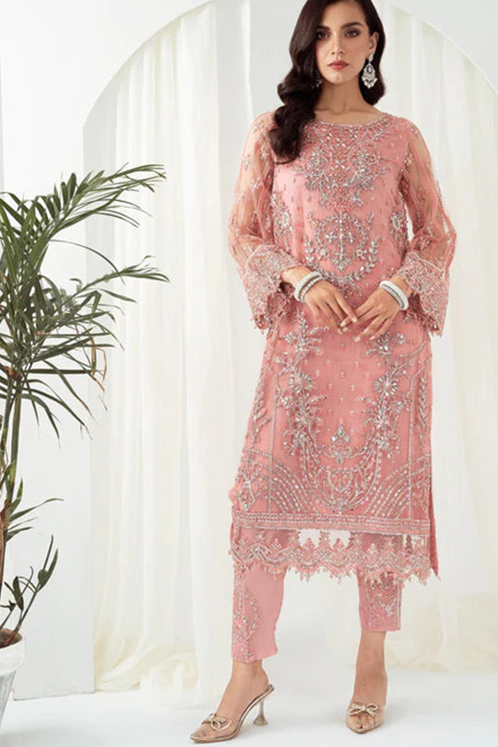 Meeral Luxe Unstitched 3 Piece Formals Collection'2025-Meeral - ML-LUX22V2-16 Leyla - Meeral Luxe