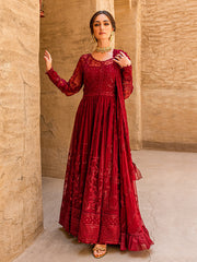 Gulaal Unstitched 3 Piece Emb Chiffon Collection'2022-Zaariya 01
