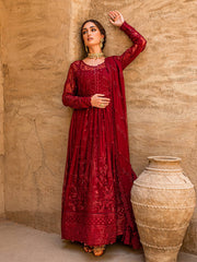 Gulaal Unstitched 3 Piece Emb Chiffon Collection'2022-Zaariya 01