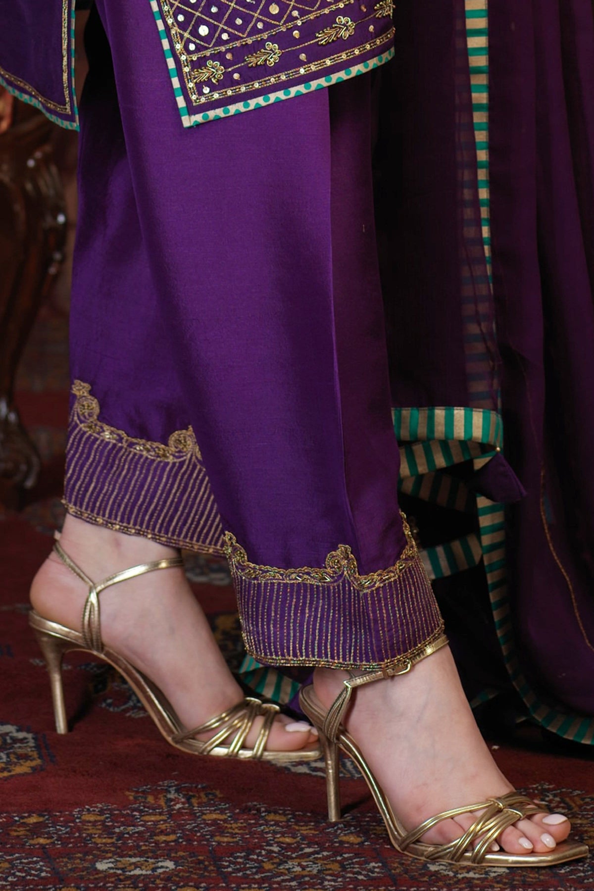 Arzish By Zaaviay Stitched Meher Shalwar