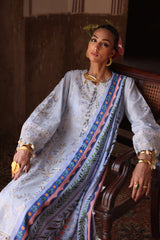 Elan Unstitched 3 Piece Luxury Lawn Collection'2025-01-B-Serene