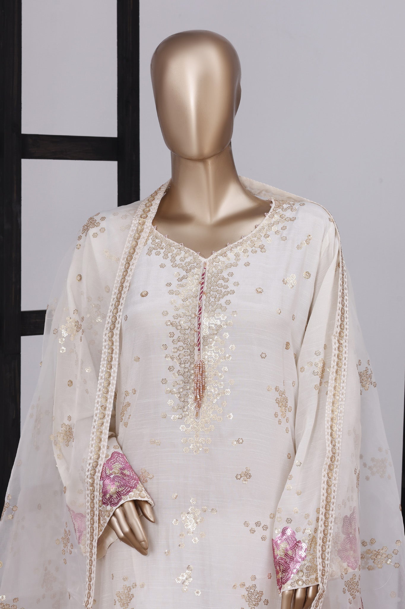 Khombi Stitched 3 Piece Luxury Formals Collection'2025-01-Jhilmil-B