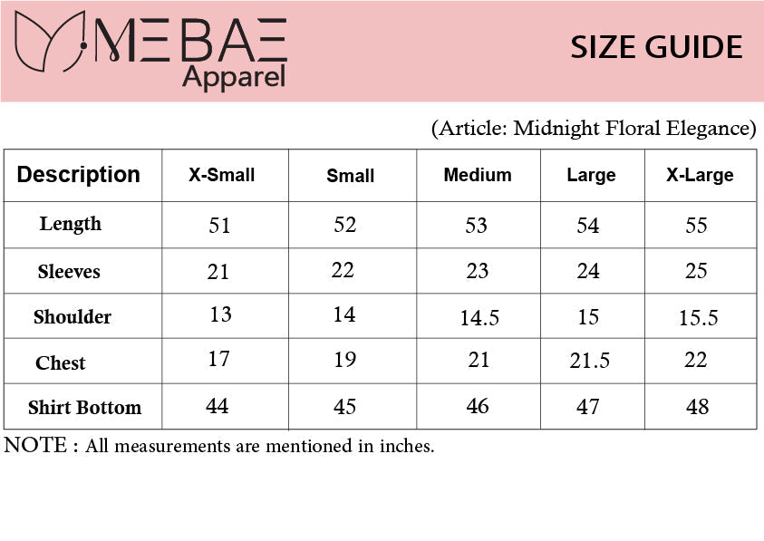 MeBae Stitched Maxi Collection-01-Midnight Floral Elegance