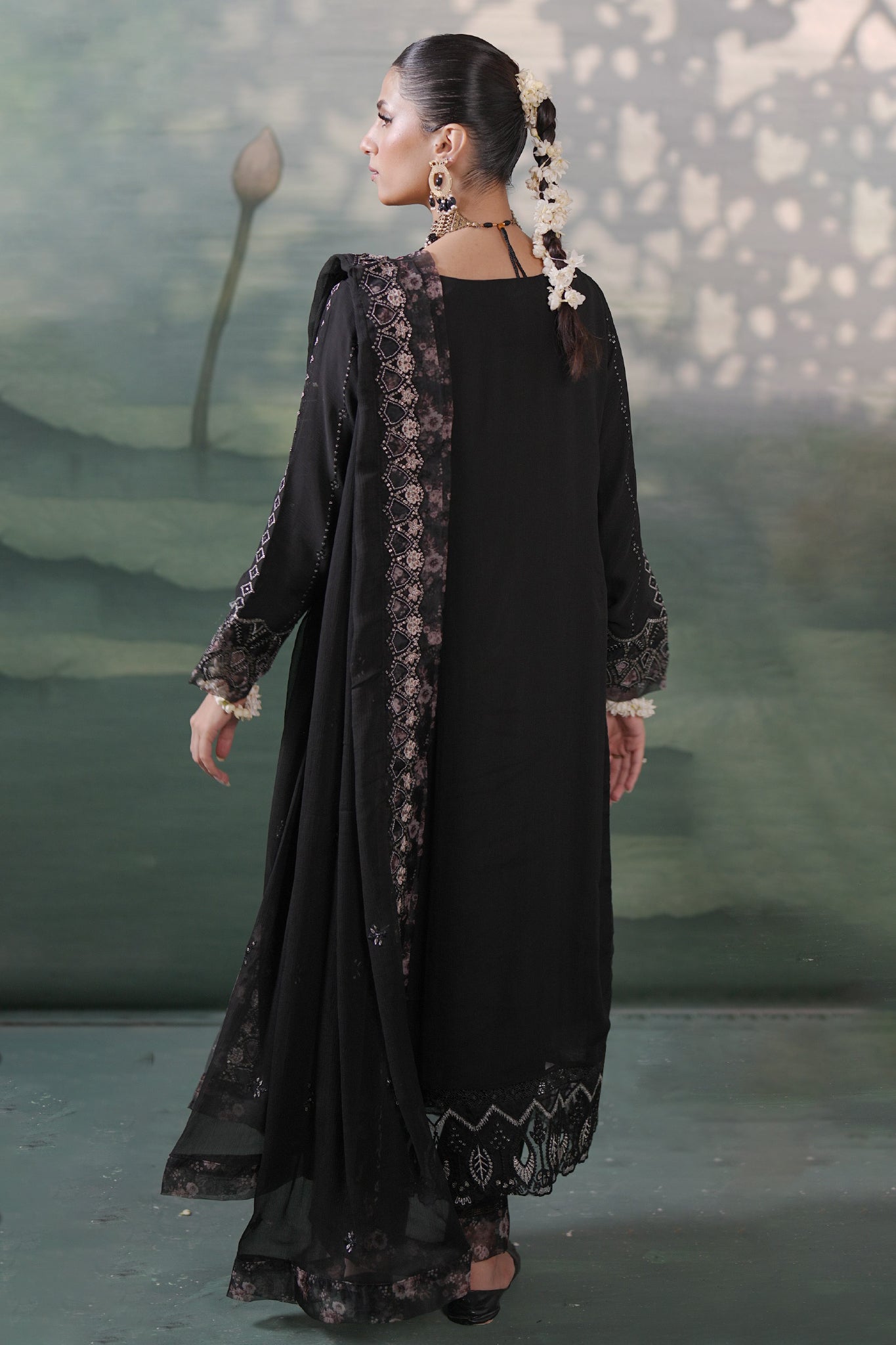 Silvana By Guzel Stitched 3 Piece Luxury Chiffon Collection'2025-01-Reha