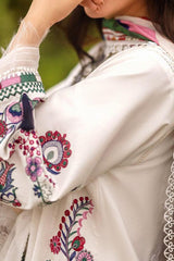 Siraa Lawn By Sadaf Fawad Khan Unstitched 3 Piece Emb Lawn Vol-02 Collection'2024-01-Suzani-A