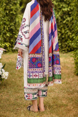 Siraa Lawn By Sadaf Fawad Khan Unstitched 3 Piece Emb Lawn Vol-02 Collection'2024-01-Suzani-A
