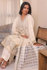 Irha By Azmeerah Official Semi Stitched 3 Piece Organza Edit Formals Collection'2024-01-Yashmi