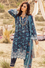 Adan's Linas Printkari Unstitched 3 Piece Lawn Collection'2023-A-01