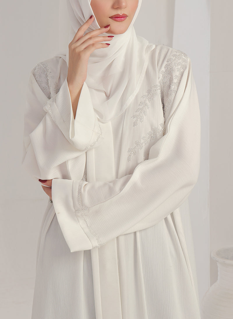 Hijab Ul Hareem Zoom Nida Hand Work Abaya - 0116-J-1076