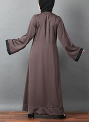 Hijab Ul Hareem Hijabulhareem Designer Stone Work Nida Fabric Abaya 0116-RC-A331