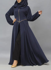 Hijab Ul Hareem Hijabulhareem Color Nida Big Flare Designer Abaya 0118-R-956