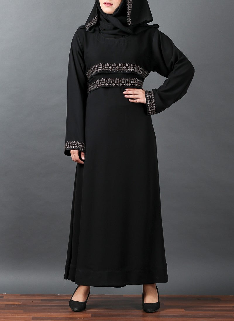 Hijab Ul Hareem Arabis Designer Abaya 0120-RC-A337