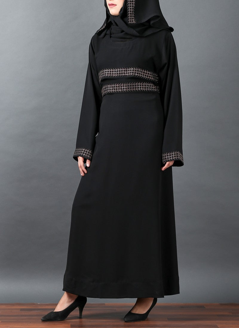 Hijab Ul Hareem Arabis Designer Abaya 0120-RC-A337