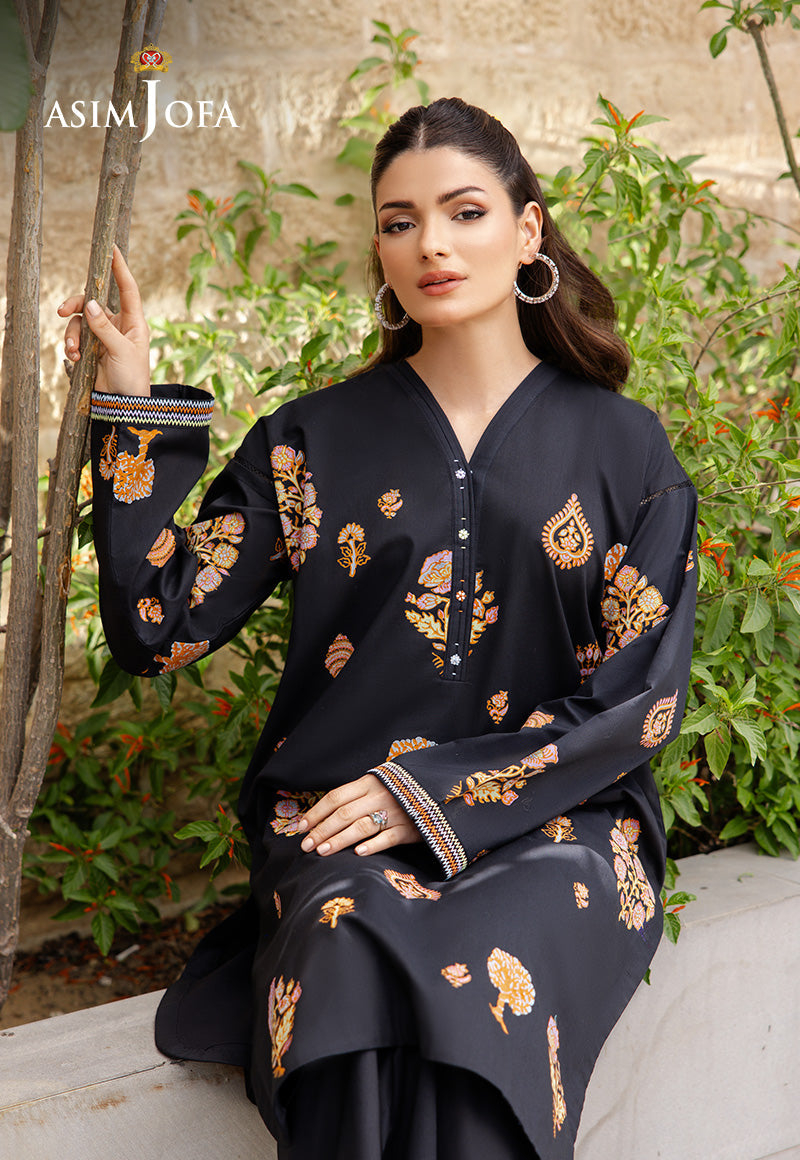 The Minimal Pret 2 By Asim Jofa Stitched 2 Piece Cambric Collection'2025-AJPB-192
