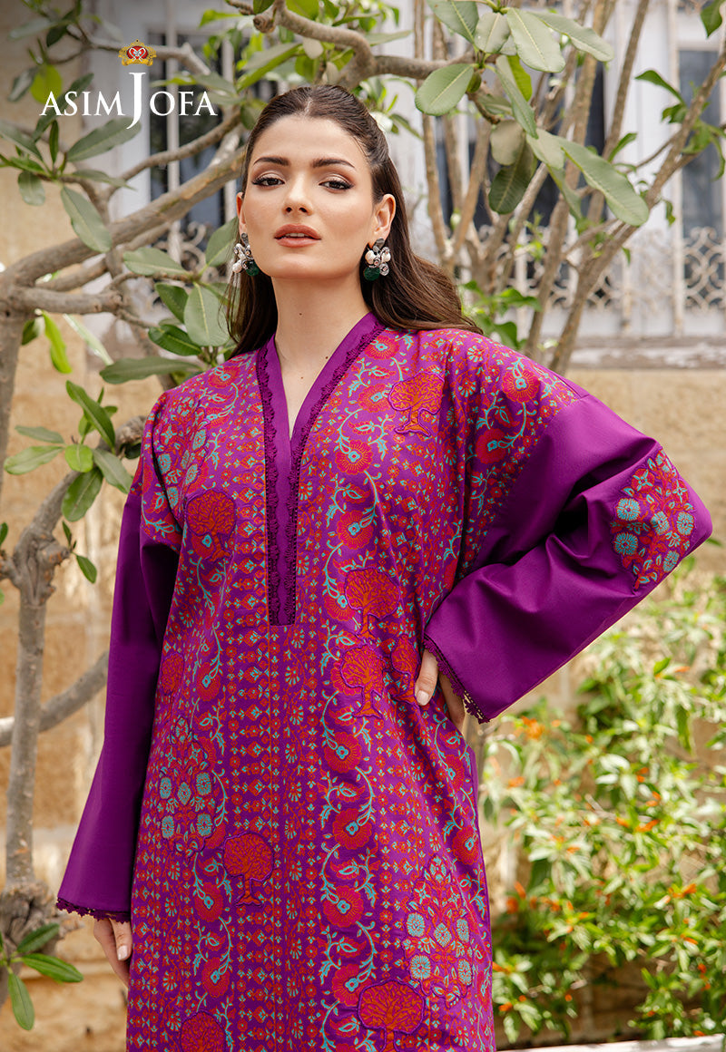 The Minimal Pret 2 By Asim Jofa Stitched 2 Piece Cambric Collection'2025-AJPB-191