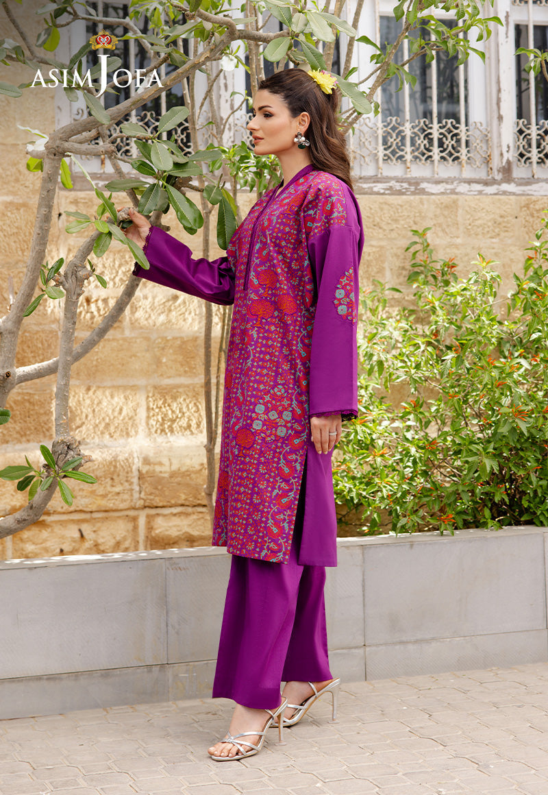 The Minimal Pret 2 By Asim Jofa Stitched 2 Piece Cambric Collection'2025-AJPB-191